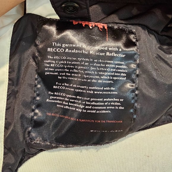 The North Face Women's White 600 Down Recco Insulated Puffer Snowboard Jacket Xs - Picture 4 of 16